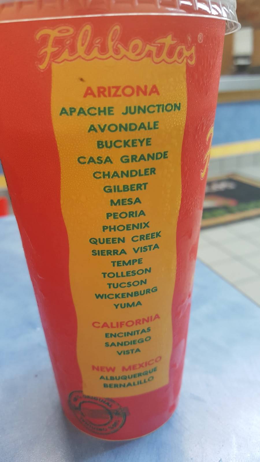 Filibertos Mexican Food (drive thru) | meal takeaway | 2737 N Power Rd, Mesa, AZ 85215, USA | 4803254425 OR +1 480-325-4425