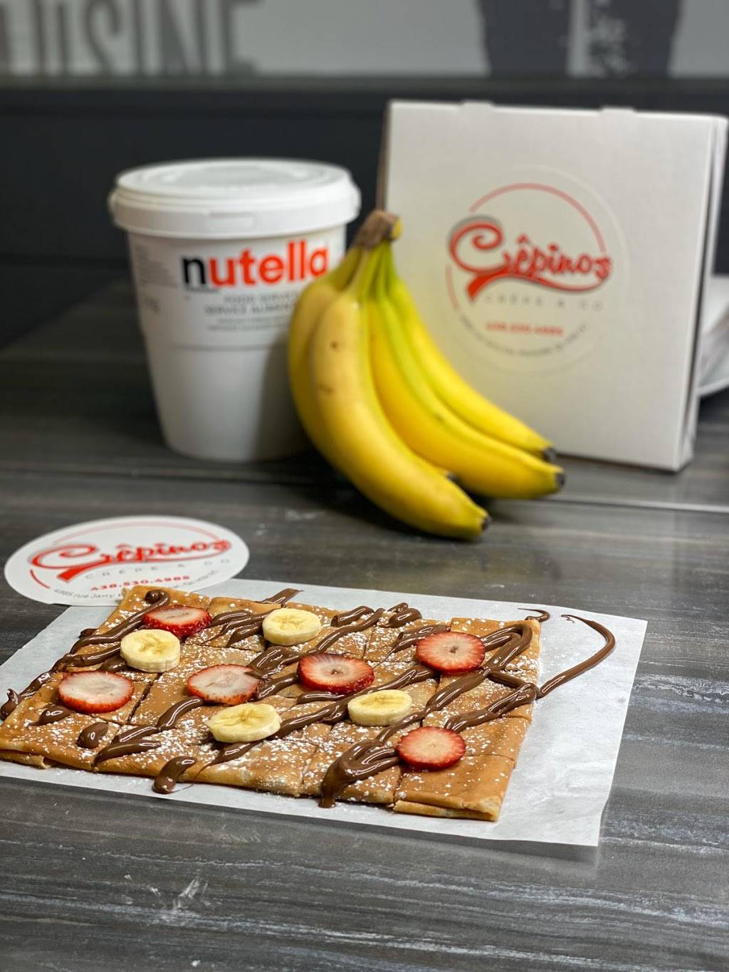 Crêpinos | restaurant | 4985 Rue Jarry E, Saint-Léonard, QC H1R 1Y1, Canada | 4385304985 OR +1 438-530-4985