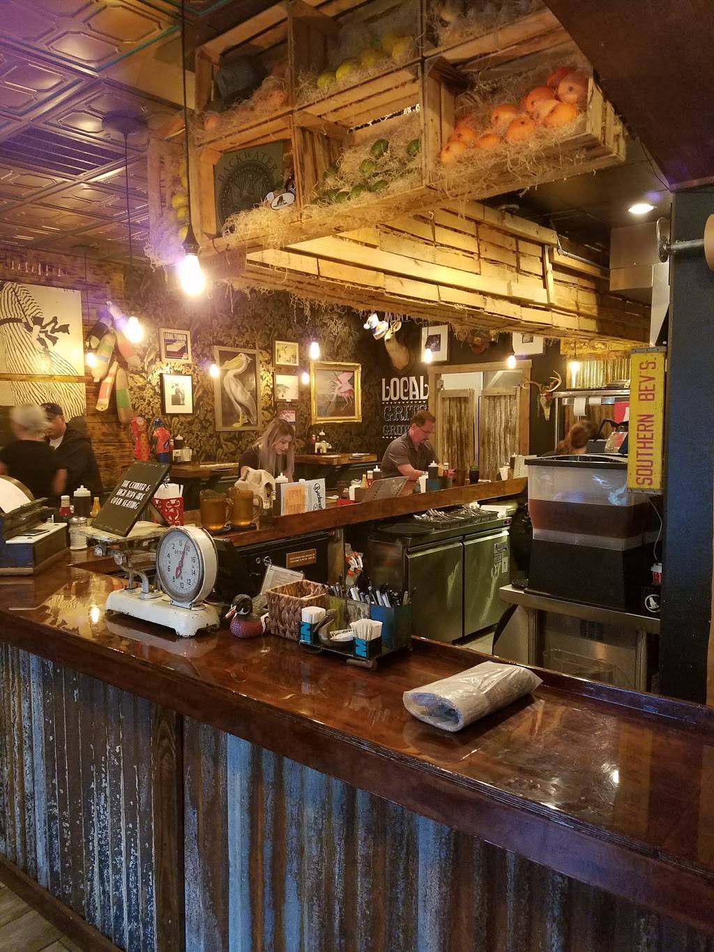 Backwater | restaurant | 1904 Municipal Ln, Melbourne, FL 32901, USA | 3218373925 OR +1 321-837-3925