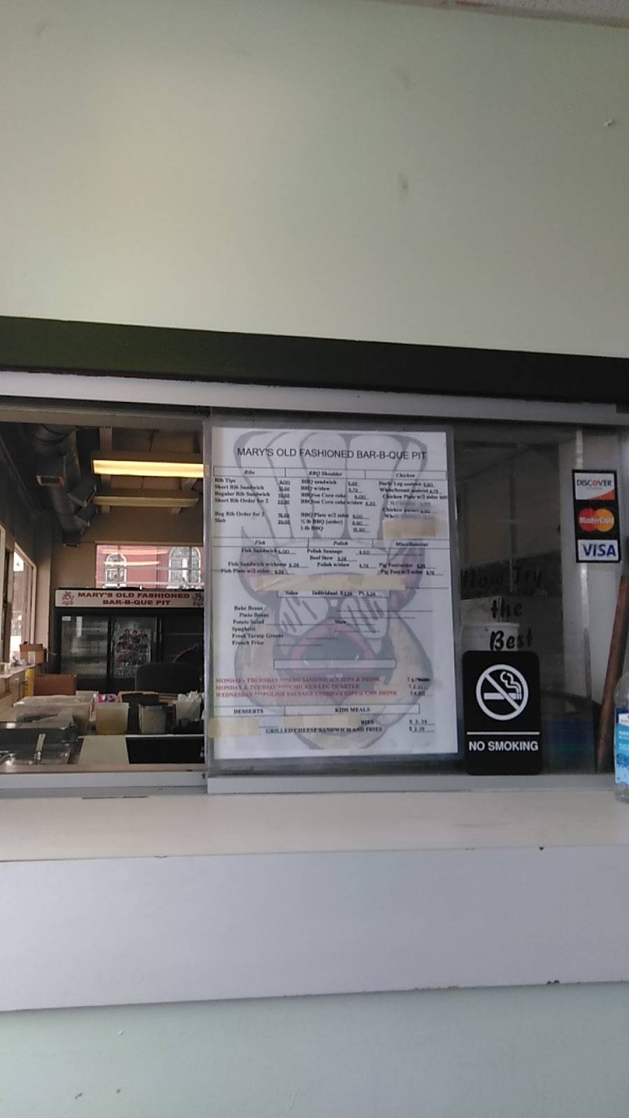 Marys Old Fashion Barbeque | restaurant | 1106 Jefferson St, Nashville, TN 37208, USA | 6152567696 OR +1 615-256-7696