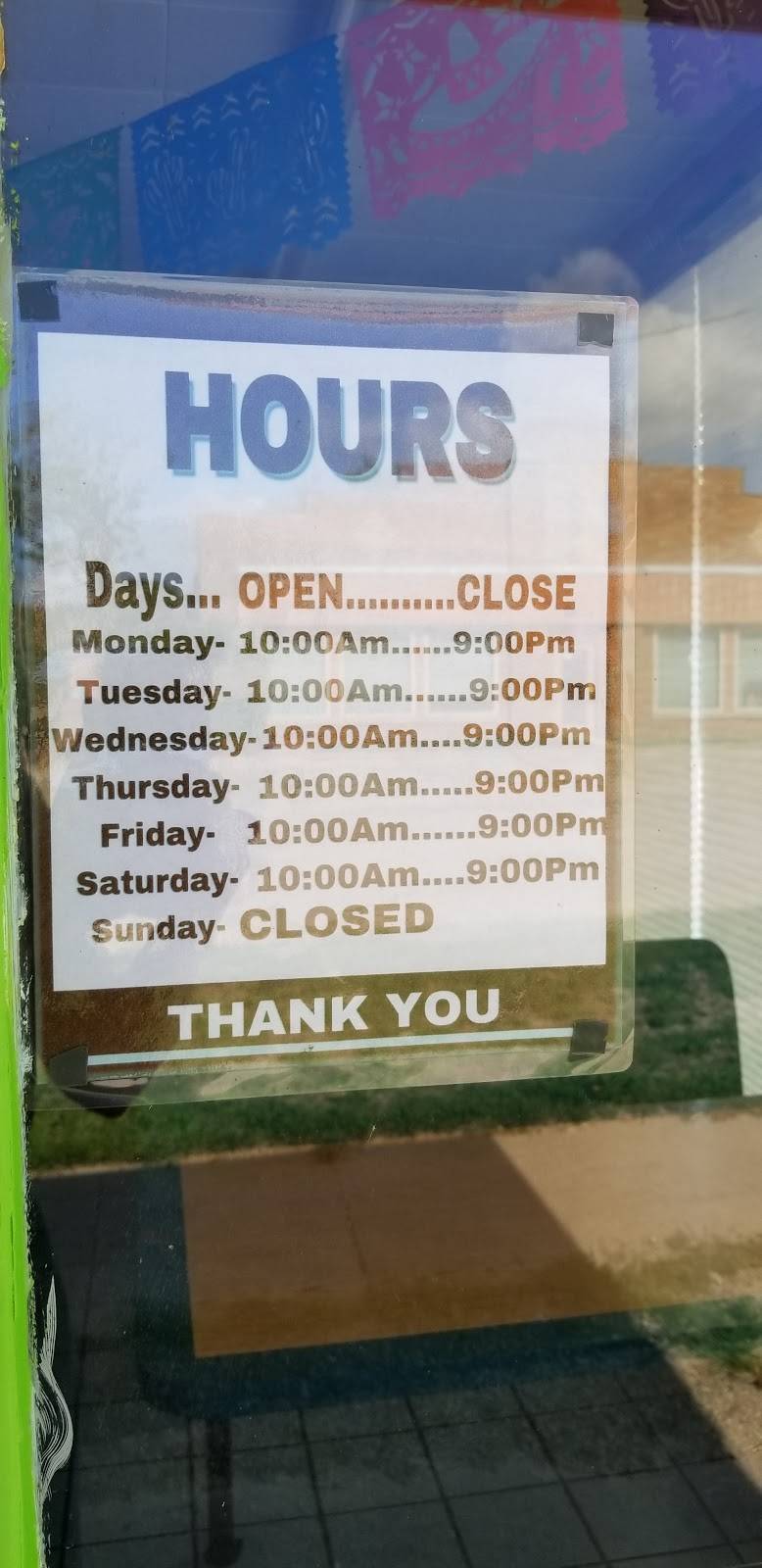 El Sabroso | restaurant | 320 Cedar St, Chillicothe, IL 61523, USA | 3092748202 OR +1 309-274-8202