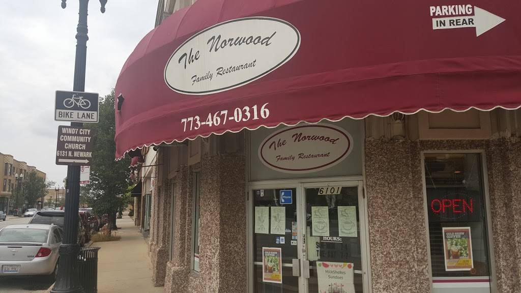 Norwood Restaurant | restaurant | 6101 N Northwest Hwy, Chicago, IL 60631, USA | 7734670316 OR +1 773-467-0316