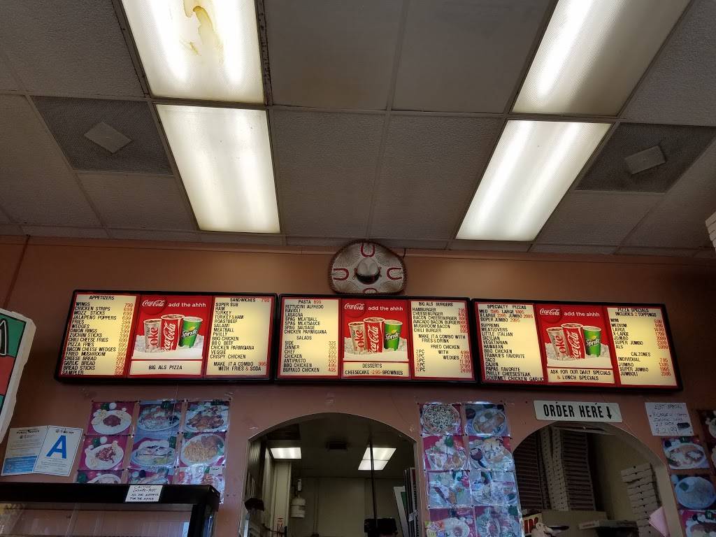 Big Als Pizza | restaurant | 8714 E Ave T M, Littlerock, CA 93543, USA | 6619440827 OR +1 661-944-0827