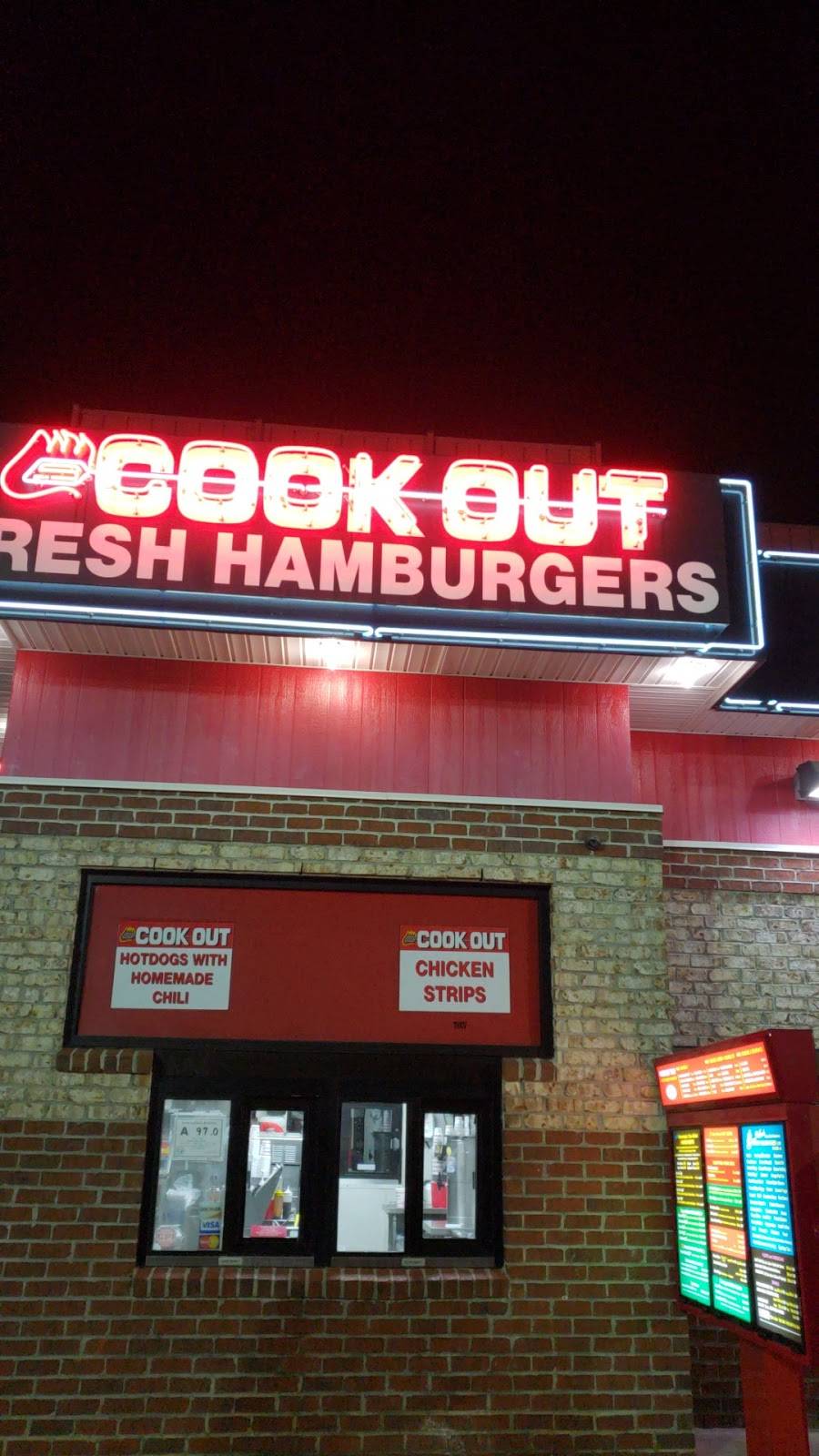 Cook Out | restaurant | 5715 N Sharon Amity Rd, Charlotte, NC 28215, USA | 7045375455 OR +1 704-537-5455