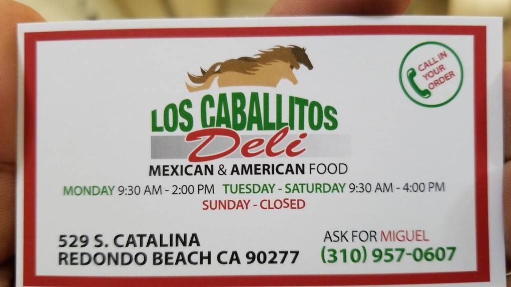 Los Caballitos - Mexican and American Food | meal takeaway | 529 S Catalina Ave, Redondo Beach, CA 90277, USA | 3109570607 OR +1 310-957-0607