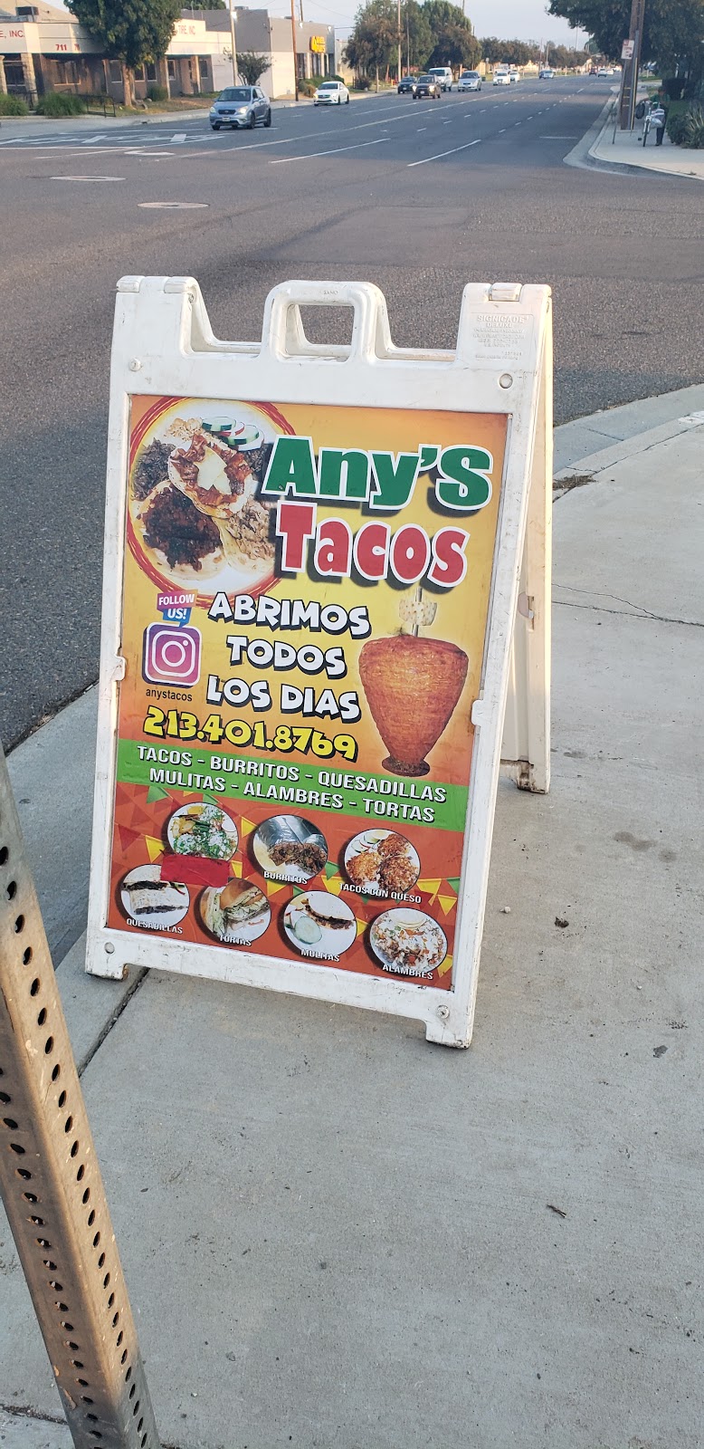 Anys tacos | meal takeaway | 2021 N Grand Ave, Santa Ana, CA 92705, USA | 2134018769 OR +1 213-401-8769