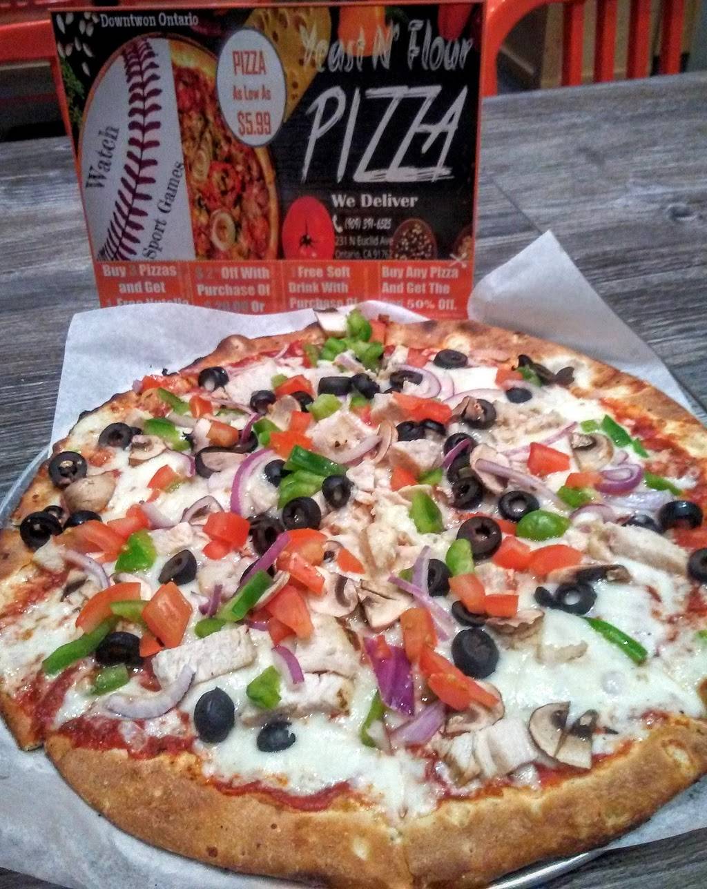 Yeast N Flour | restaurant | 231 N Euclid Ave, Ontario, CA 91762, USA | 9093916525 OR +1 909-391-6525