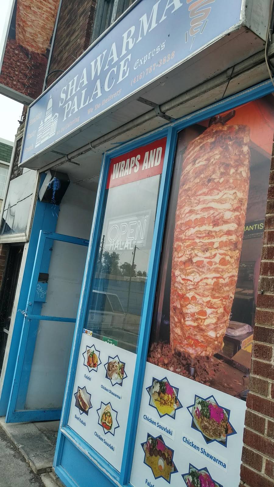 Shawarma palace express | restaurant | 1808 Eglinton Ave W, York, ON M6E 2H6, Canada | 4167873838 OR +1 416-787-3838