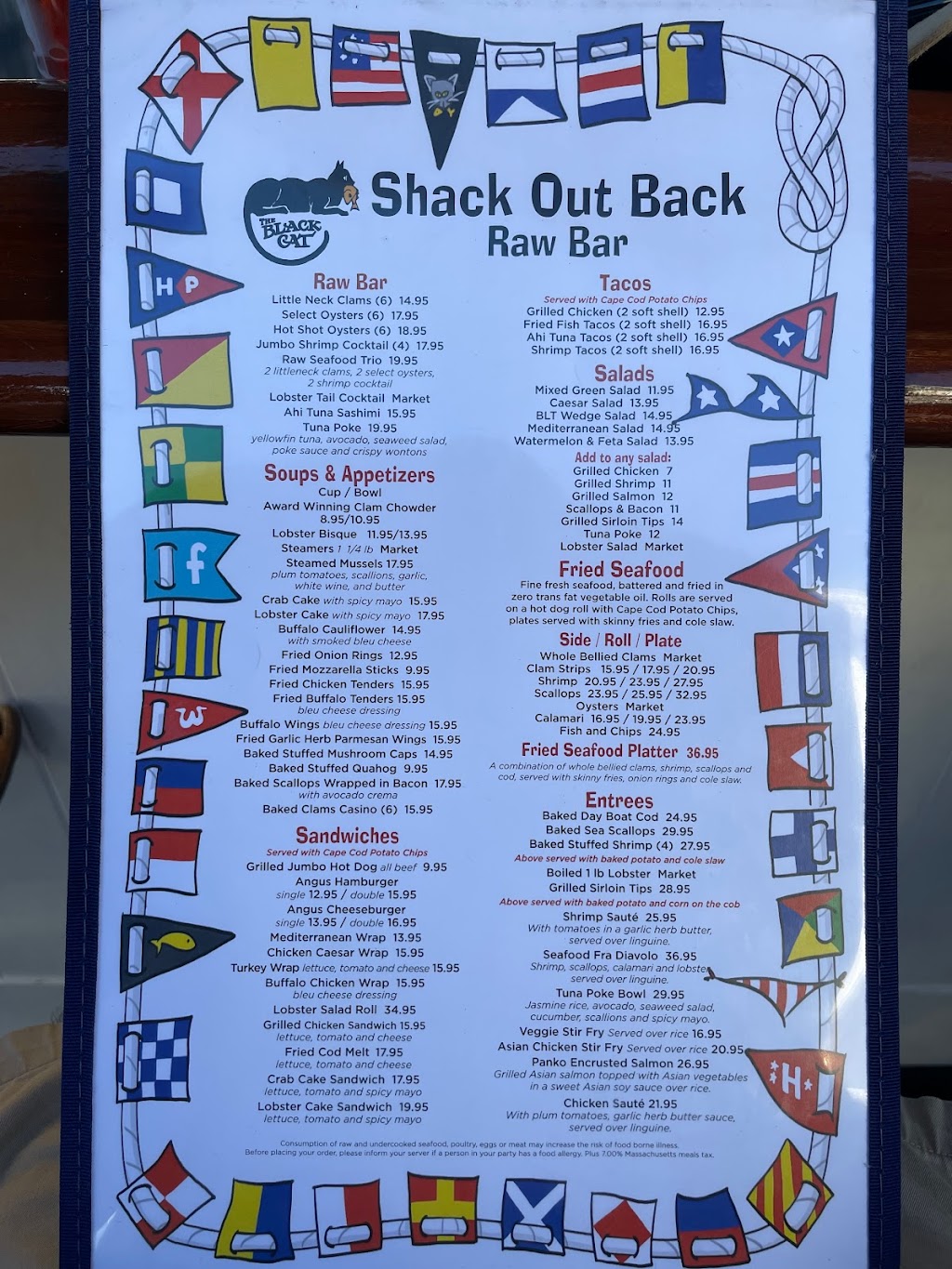 Black Cat Shack Out Back | restaurant | 159 Ocean St, Hyannis, MA 02601, USA | 5085349923 OR +1 508-534-9923