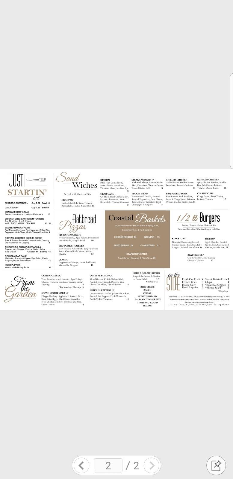 Coastal Grill | restaurant | Embassy Suites Hotel, 9800 Queensway Blvd, Myrtle Beach, SC 29572, USA | 8434490006 OR +1 843-449-0006