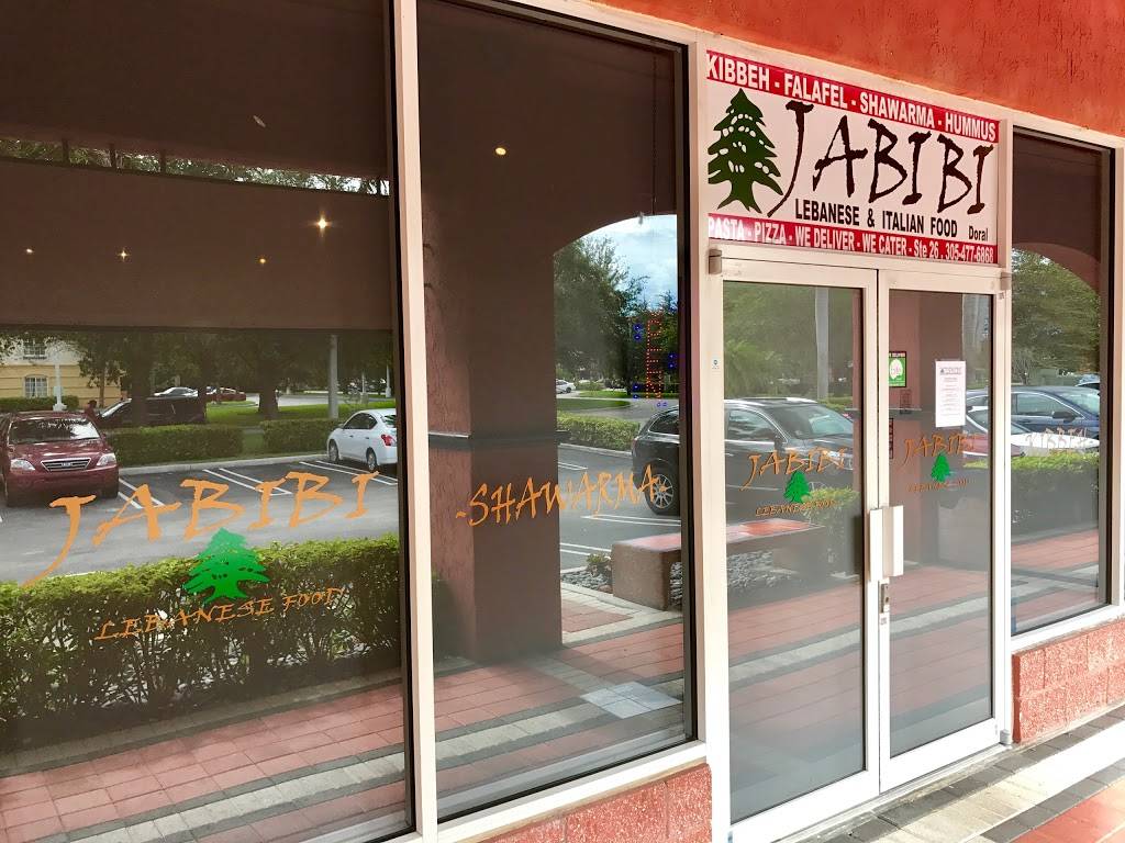 Jabibi Doral Restaurant | restaurant | Jabibi, 2600 NW 87th Ave Ste 26, Doral, FL 33172, USA | 3054776868 OR +1 305-477-6868