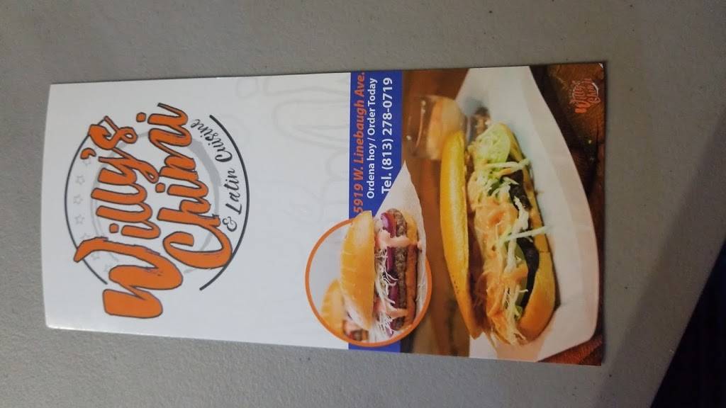 Willys Chimis | restaurant | 5919 W Linebaugh Ave, Tampa, FL 33624, USA | 8132780719 OR +1 813-278-0719