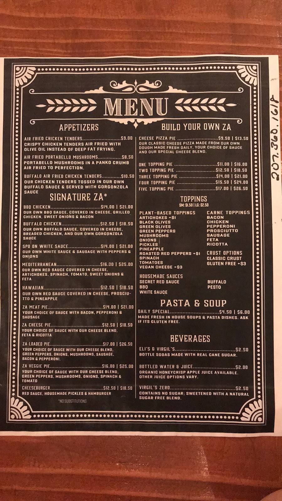 Za Pie Society | restaurant | 6 Sullivan St 2nd floor, Berwick, ME 03901, USA | 2073601618 OR +1 207-360-1618