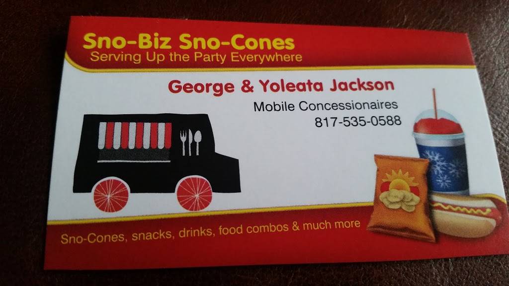 Sno-Biz Sno-Cones | restaurant | 2500 Miller Ave, Fort Worth, TX 76105, USA | 8177296472 OR +1 817-729-6472