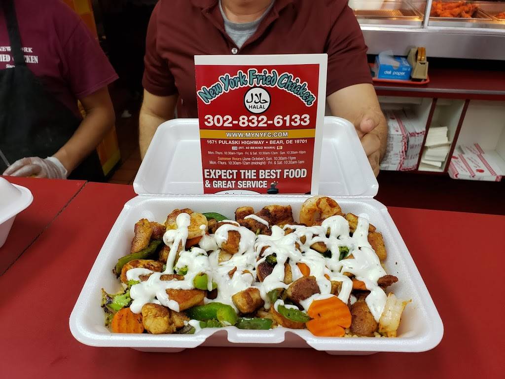 N Y Fried Chicken | restaurant | 1453, 1671 Pulaski Hwy, Bear, DE 19701, USA | 3028326133 OR +1 302-832-6133