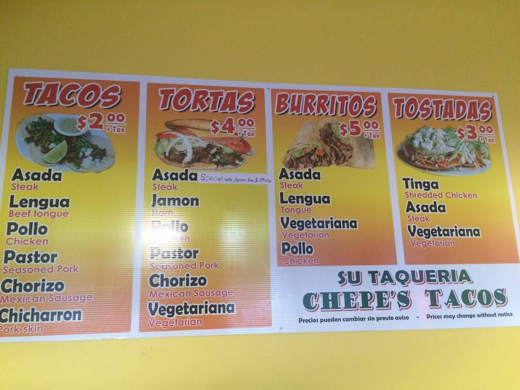 Chepes Tacos | restaurant | 2007 S Damen Ave, Chicago, IL 60608, USA | 8722810368 OR +1 872-281-0368