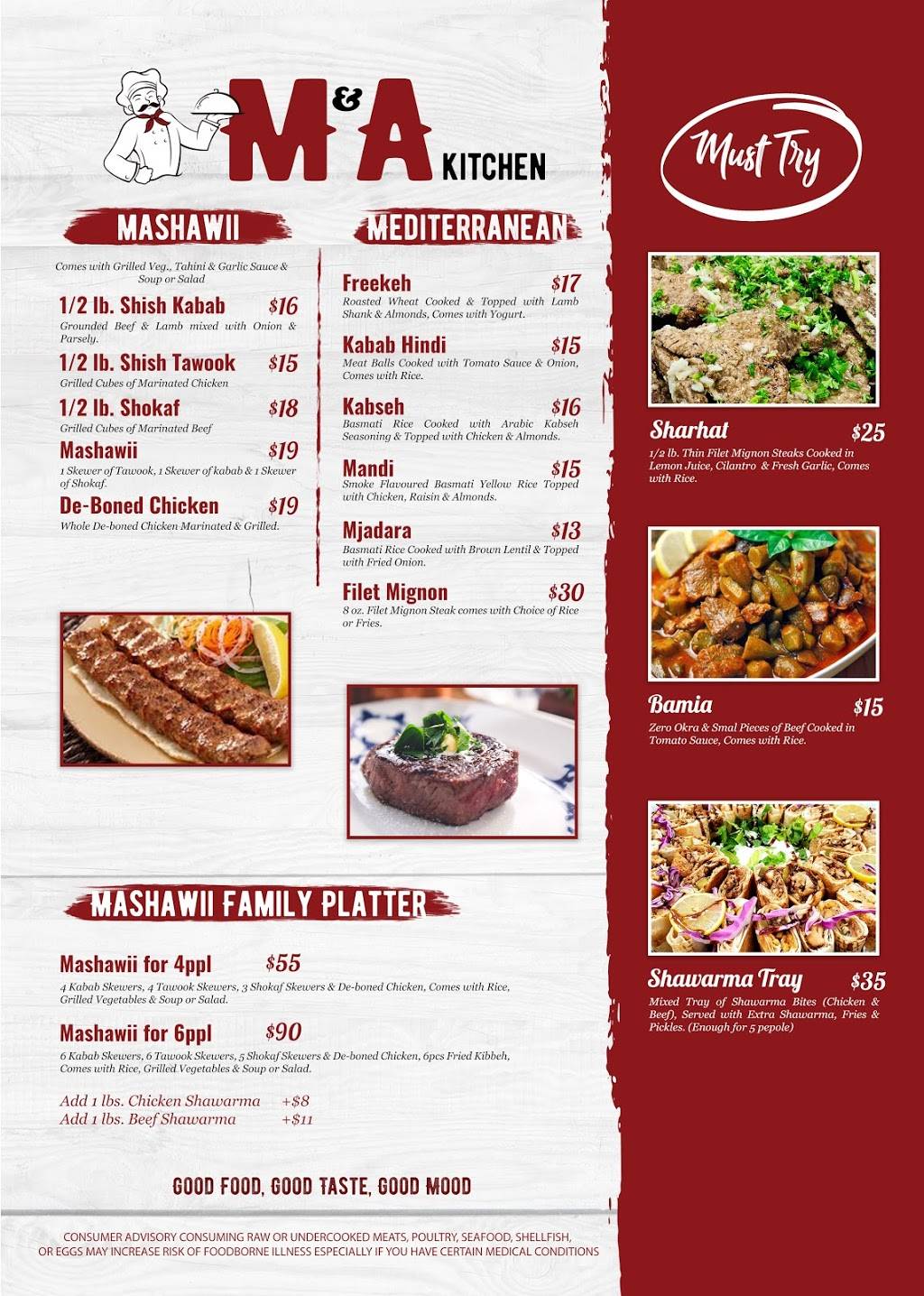 M & A Kitchen | restaurant | 23336 Farmington Rd, Farmington, MI 48336, USA | 2488937270 OR +1 248-893-7270