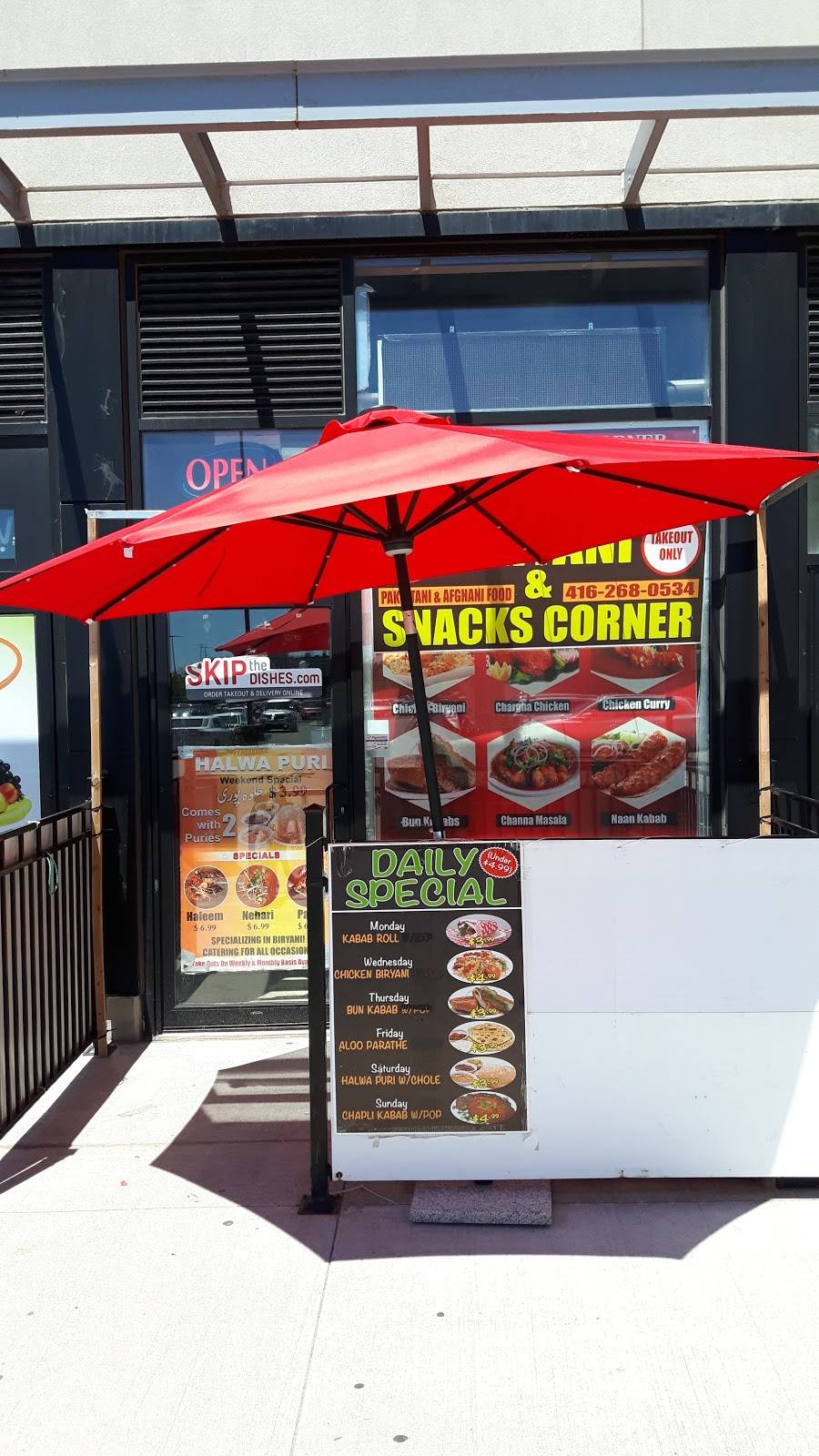 Biryani & snacks corner | restaurant | 7215 Goreway Dr, Mississauga, ON L4T 2T9, Canada | 4162680534 OR +1 416-268-0534