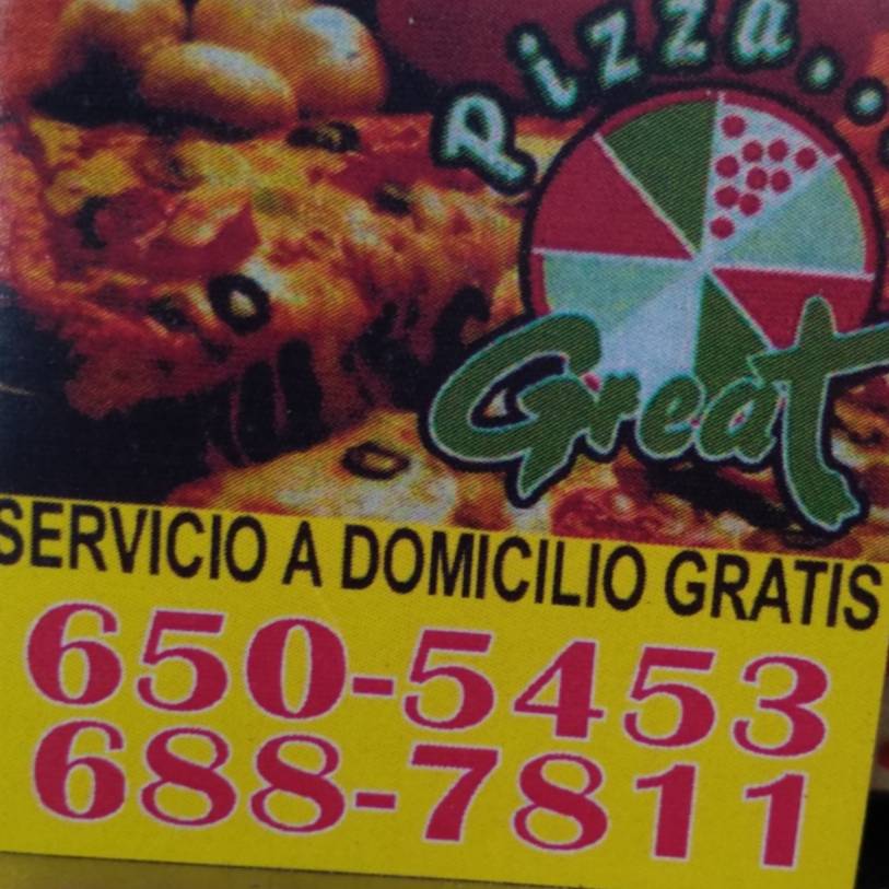 Pizzas Great | restaurant | Av. Paseo de las Lomas 7903 Terrazas del Valle Terrazas del Valle, primera Secc.Seccion, 22246 Tijuana, B.C., Mexico | 016646505453 OR +52 664 650 5453