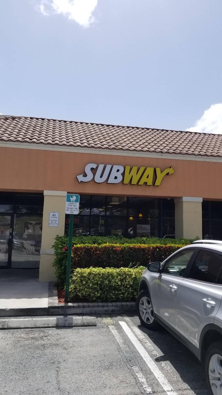 Subway | restaurant | 8527 NW 186th St, Hialeah, FL 33015, USA | 3058290553 OR +1 305-829-0553