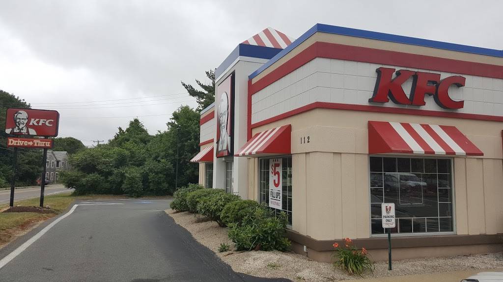 KFC | restaurant | 112 Main St, Kingston, MA 02364, USA | 7815851582 OR +1 781-585-1582