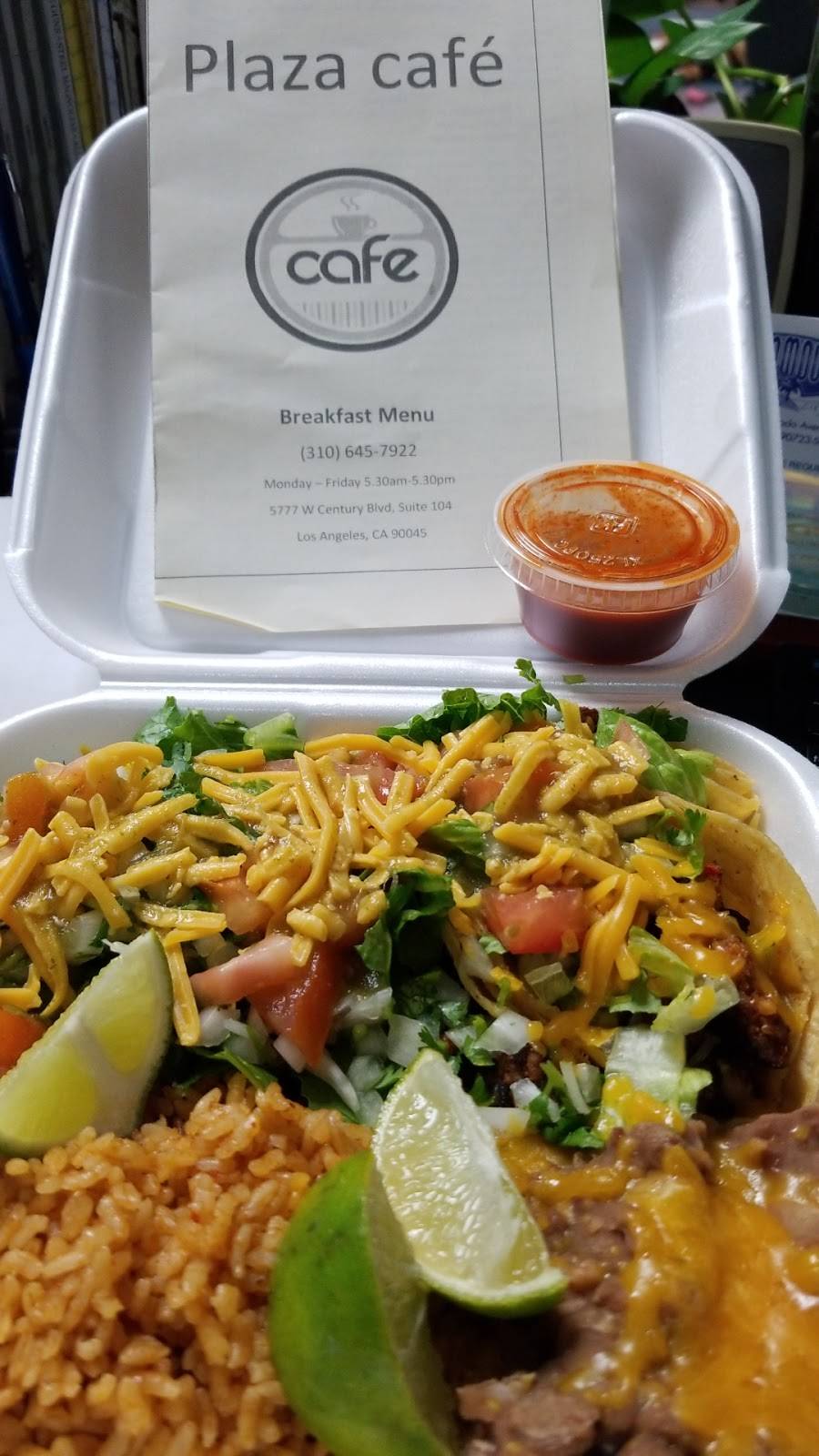 Plaza Cafe | restaurant | 5777 W Century Blvd #104, Los Angeles, CA 90045, USA | 3106457922 OR +1 310-645-7922