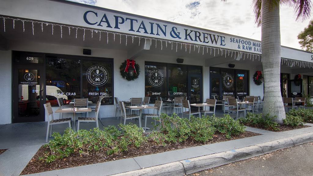 Captain & Krewe Seafood Market & Raw Bar | restaurant | 629 8th St S, Naples, FL 34102, USA | 2392631976 OR +1 239-263-1976