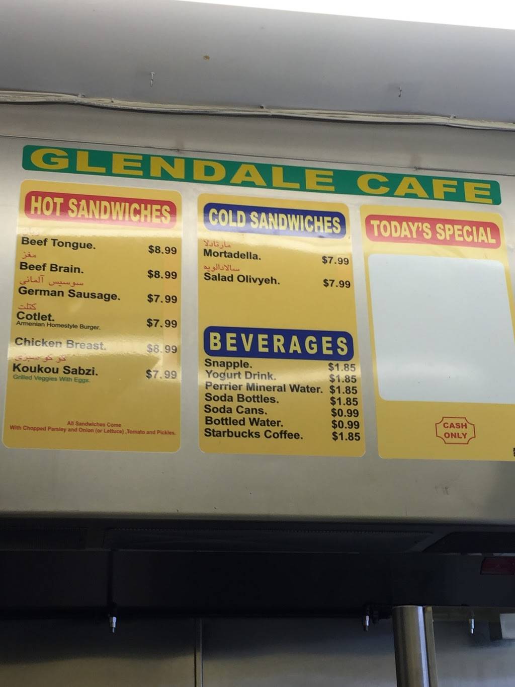 Glendale Cafe | cafe | 1242 W Glenoaks Blvd, Glendale, CA 91201, USA | 8185009262 OR +1 818-500-9262