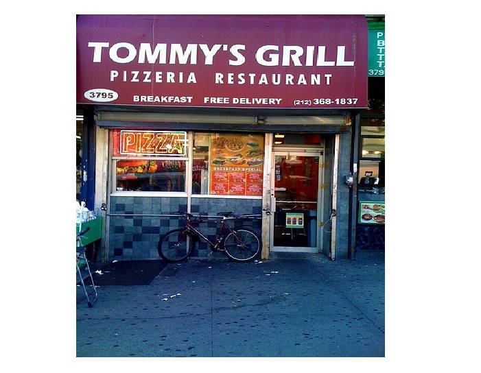 Tommys | restaurant | 3750 Broadway, New York, NY 10032, USA | 2123681837 OR +1 212-368-1837