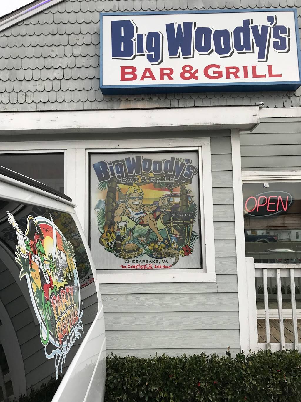 Big Woodys Bar & Grill | restaurant | 123 N Battlefield Blvd Suite H, Chesapeake, VA 23320, USA | 7574361919 OR +1 757-436-1919