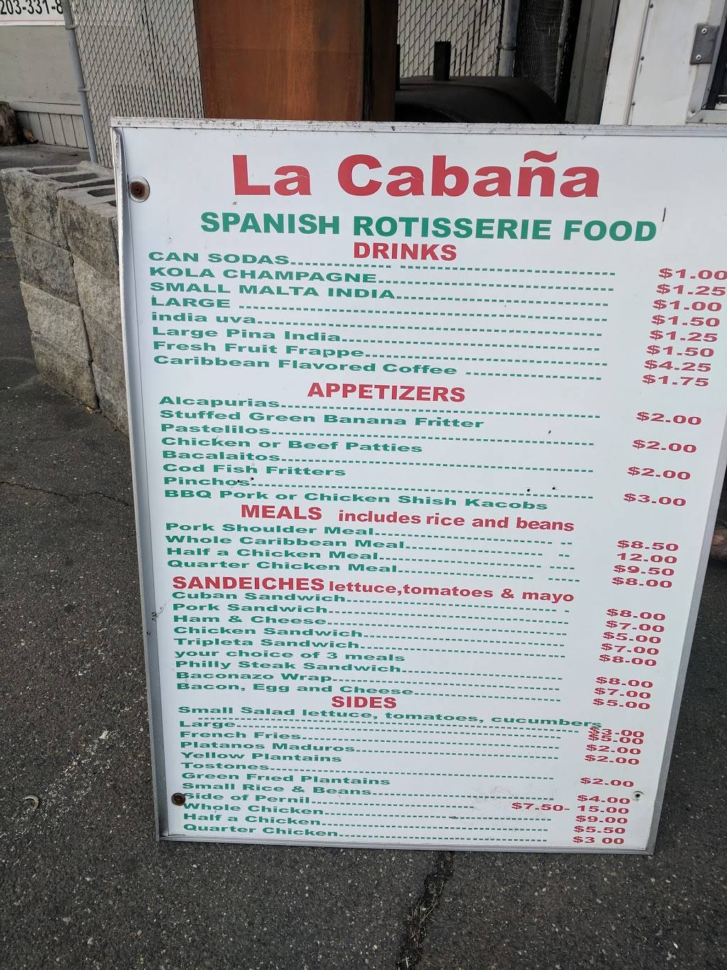 La Cabaña | restaurant | 517 North Ave #387, Bridgeport, CT 06606, USA | 2039125382 OR +1 203-912-5382
