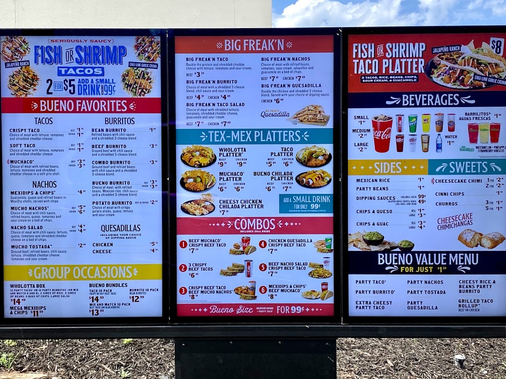 Taco Bueno - 3236 | restaurant | 7428 Denton Hwy, Watauga, TX 76148, USA | 8178860707 OR +1 817-886-0707