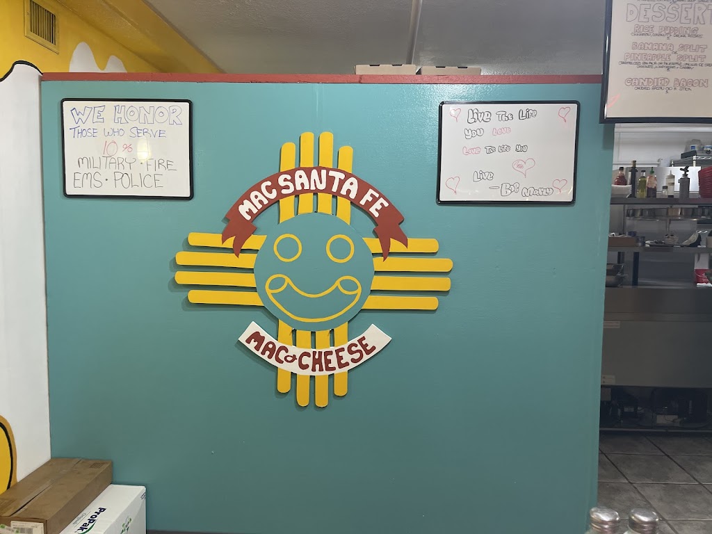 MacSantaFe Gourmet Mac & Cheese | restaurant | 115 E Water St, Santa Fe, NM 87501, USA | 5059848484 OR +1 505-984-8484