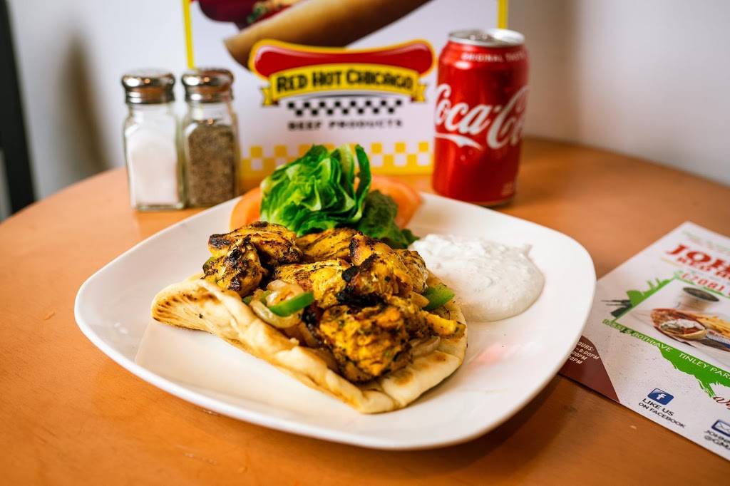 Johnnys Red Hots & Gyros | restaurant | 16651 S 80th Ave, Tinley Park, IL 60477, USA | 7086208501 OR +1 708-620-8501