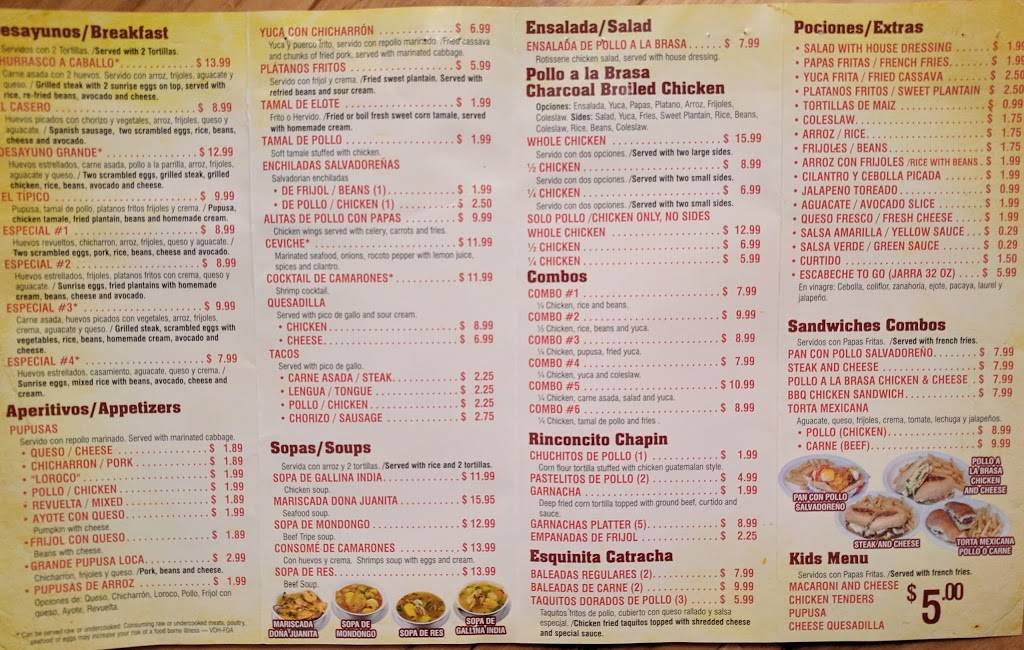 Mama Rosa Pupuseria & Charcoal Chicken | restaurant | 7237 Centreville Rd, Manassas, VA 20111, USA | 7033301423 OR +1 703-330-1423