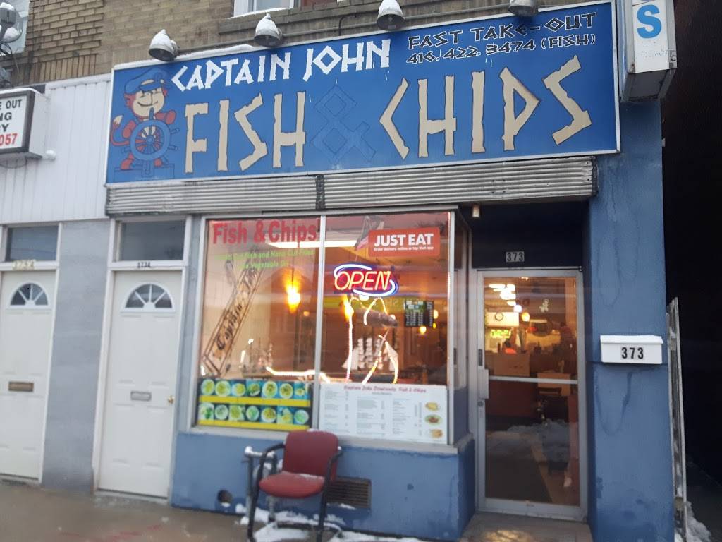 Captain John Donlands Fish & Chips | restaurant | 373 Donlands Ave, East York, ON M4J 3S2, Canada | 4164223474 OR +1 416-422-3474