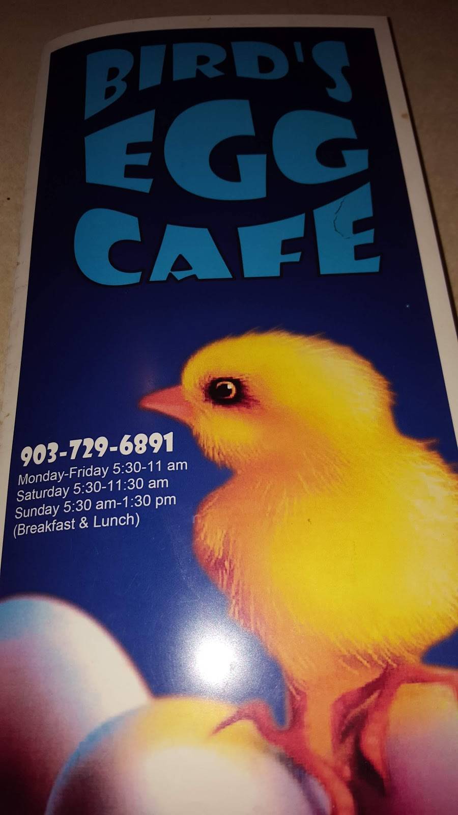 Birds Egg Cafe | restaurant | 1605 W Palestine Ave, Palestine, TX 75801, USA | 9037296891 OR +1 903-729-6891