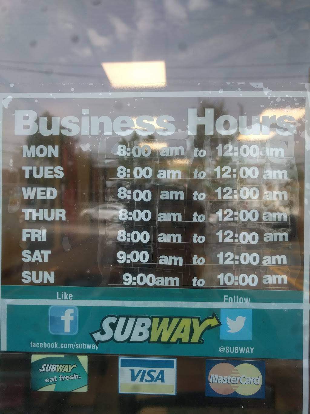 Subway Restaurants | restaurant | 1724 Victory Blvd, Staten Island, NY 10314, USA | 7187277444 OR +1 718-727-7444