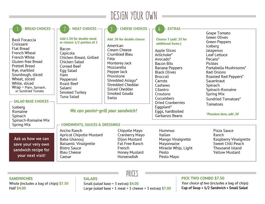 Docs Deli | restaurant | 424 Glessner Ave, Mansfield, OH 44903, USA | 4197757775 OR +1 419-775-7775