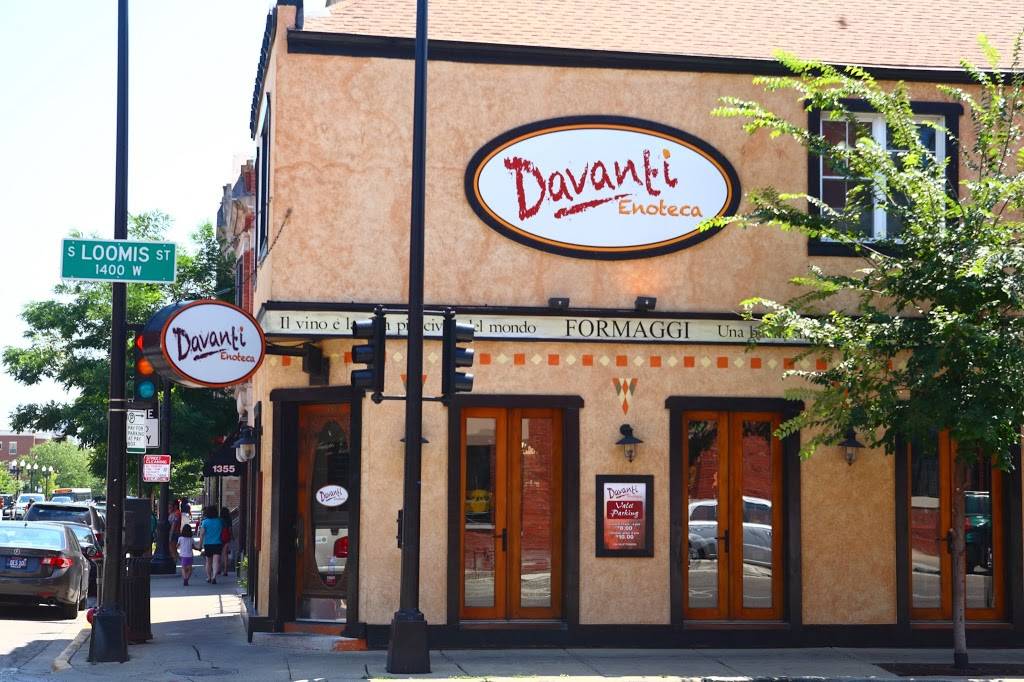 Davanti Enoteca | restaurant | 1359 W Taylor St, Chicago, IL 60607, USA | 3122265550 OR +1 312-226-5550