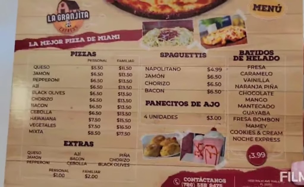 La Granjita Express | meal takeaway | 4025 Palm Ave, Hialeah, FL 33012, USA | 7865589475 OR +1 786-558-9475