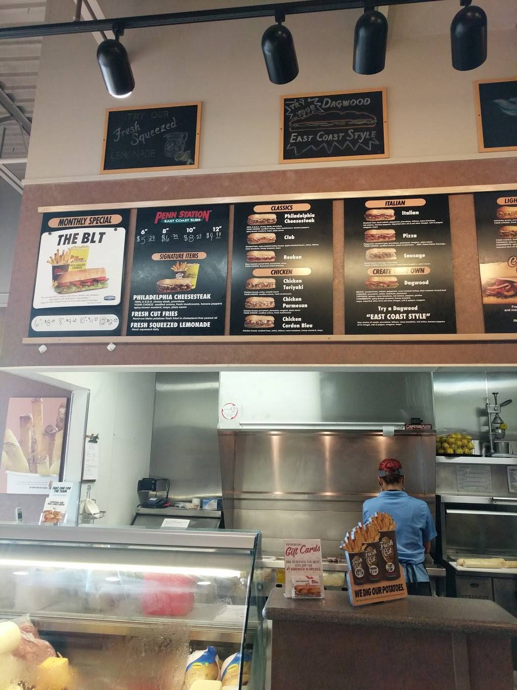 Penn Station East Coast Subs | restaurant | 7049 US-70S, Bellevue, TN 37221, USA | 6156730999 OR +1 615-673-0999