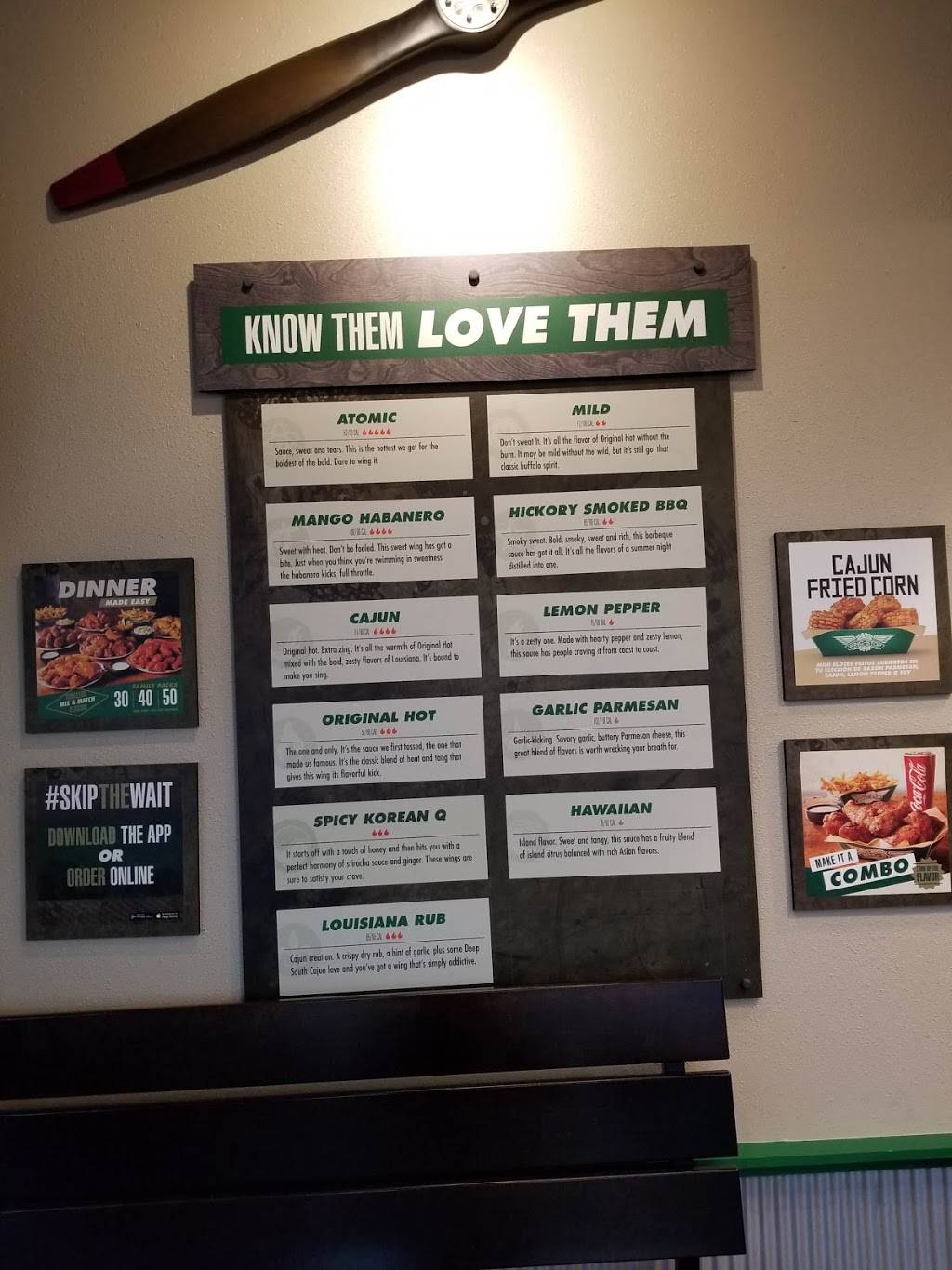 Wingstop | restaurant | 15999 Pines Blvd Ste 101, Pembroke Pines, FL 33027, USA | 9545057272 OR +1 954-505-7272