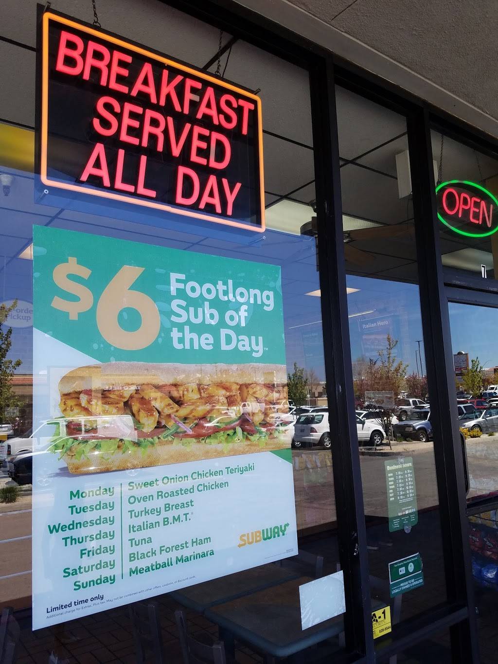 Subway | restaurant | 6405 S Virginia St, Reno, NV 89511, USA | 7758518333 OR +1 775-851-8333