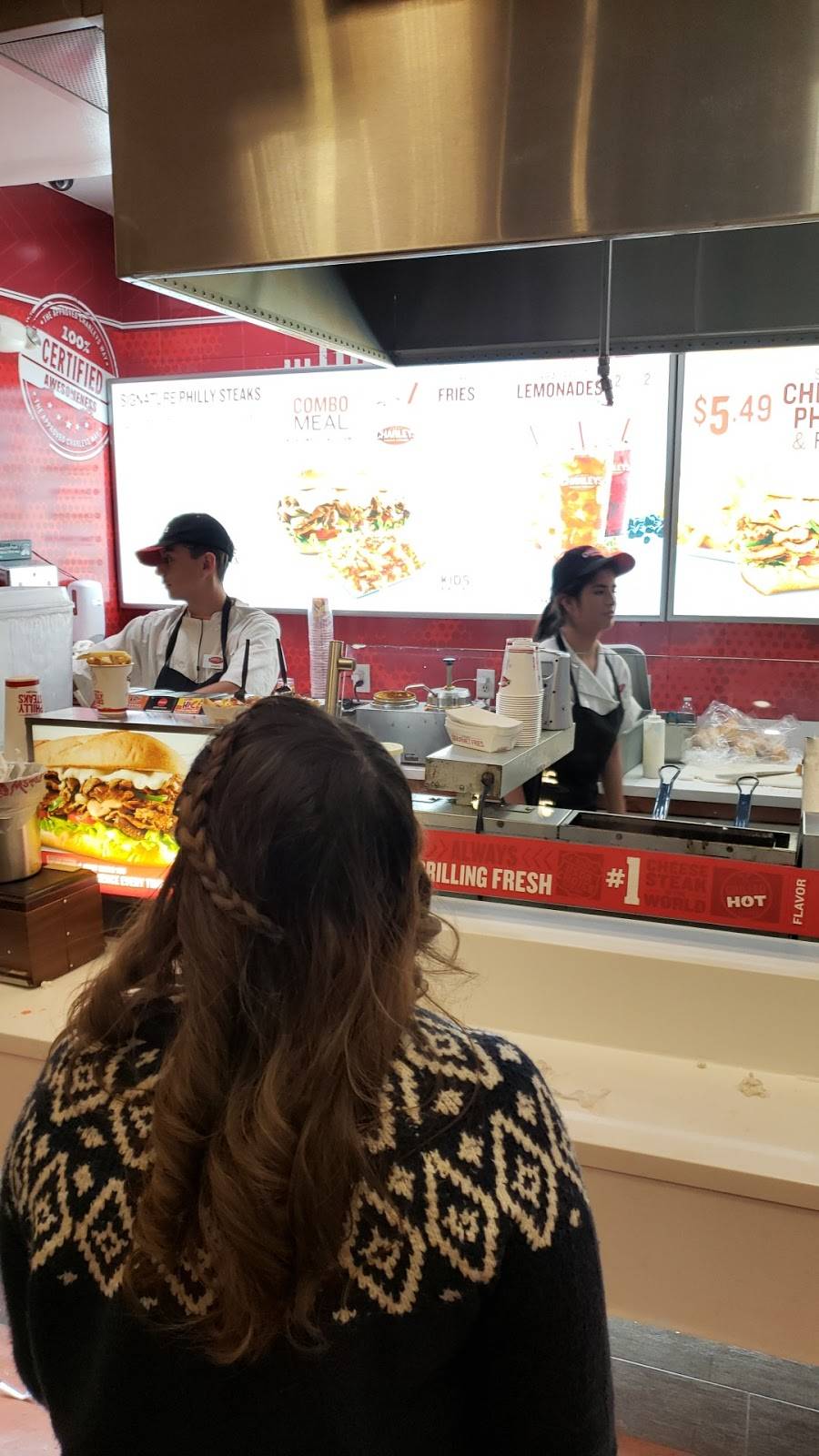 Charleys Philly Steaks | restaurant | 29300 Hempstead Rd Spc 992, Cypress, TX 77433, USA | 2812567831 OR +1 281-256-7831