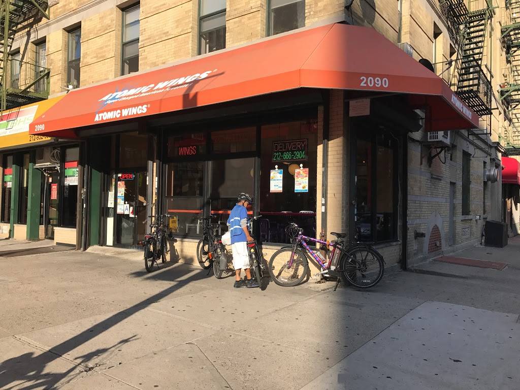 Atomic Wings | restaurant | 2090 Frederick Douglass Blvd, New York, NY 10026, USA | 2126662904 OR +1 212-666-2904