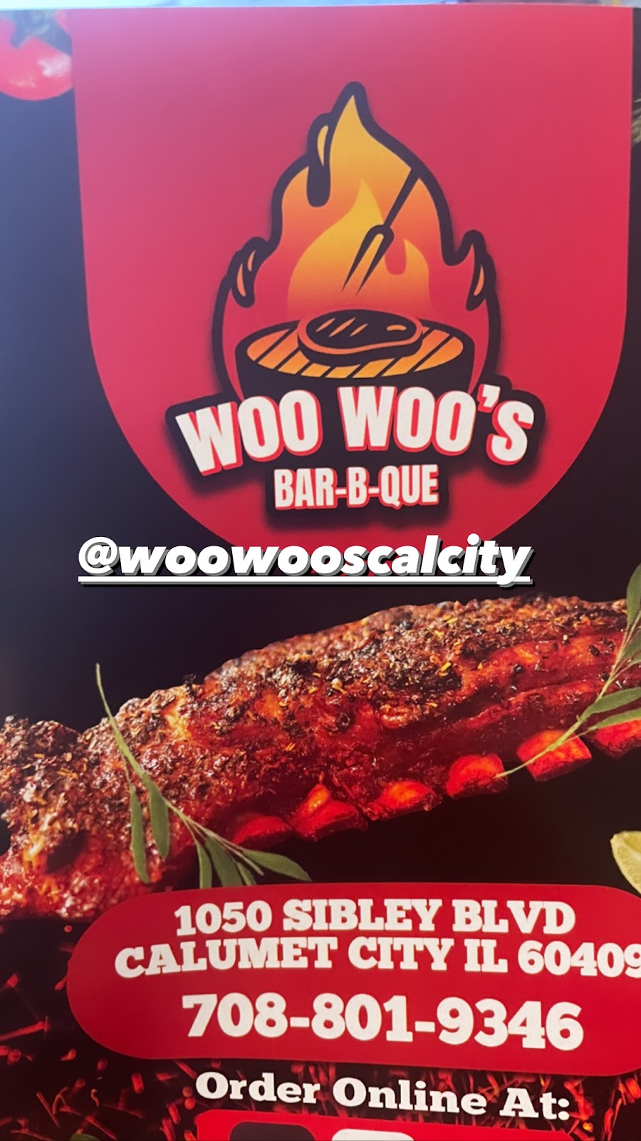Woo Woos Bar B Que | restaurant | 1050 Sibley Blvd, Calumet City, IL 60409, USA | 7088019346 OR +1 708-801-9346