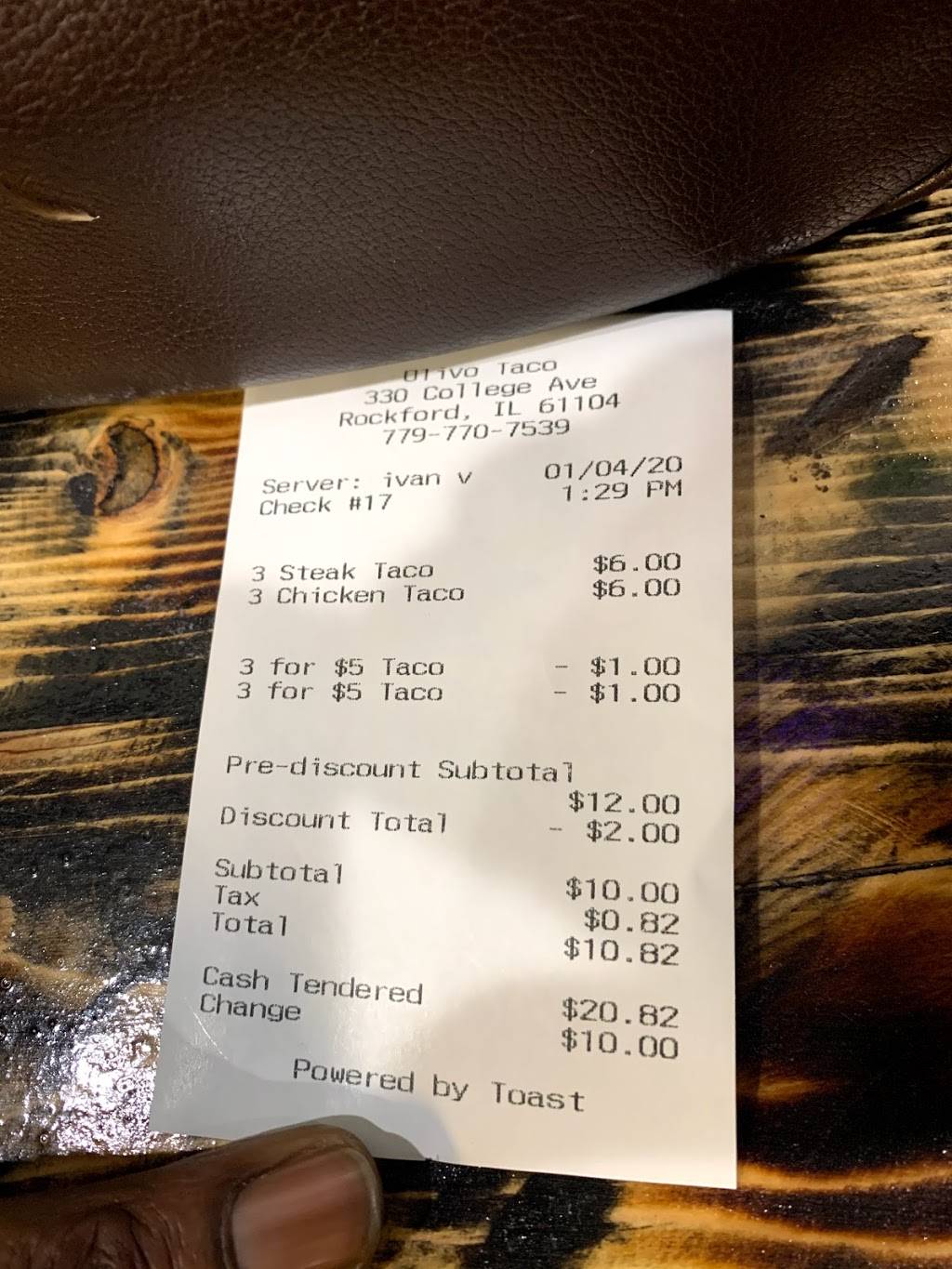 Olivo Taco | restaurant | 330 College Ave, Rockford, IL 61104, USA | 7797707539 OR +1 779-770-7539