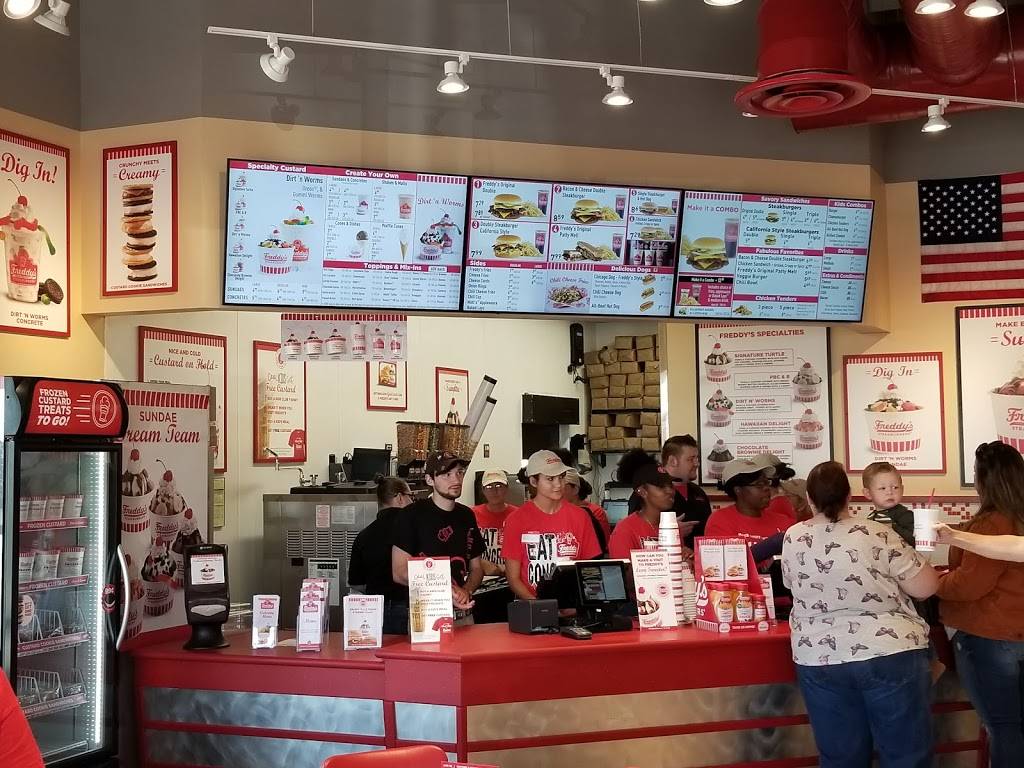 Freddys Frozen Custard & Steakburgers | restaurant | 688 Paul Huff Parkway, Cleveland, TN 37312, USA | 4234645588 OR +1 423-464-5588