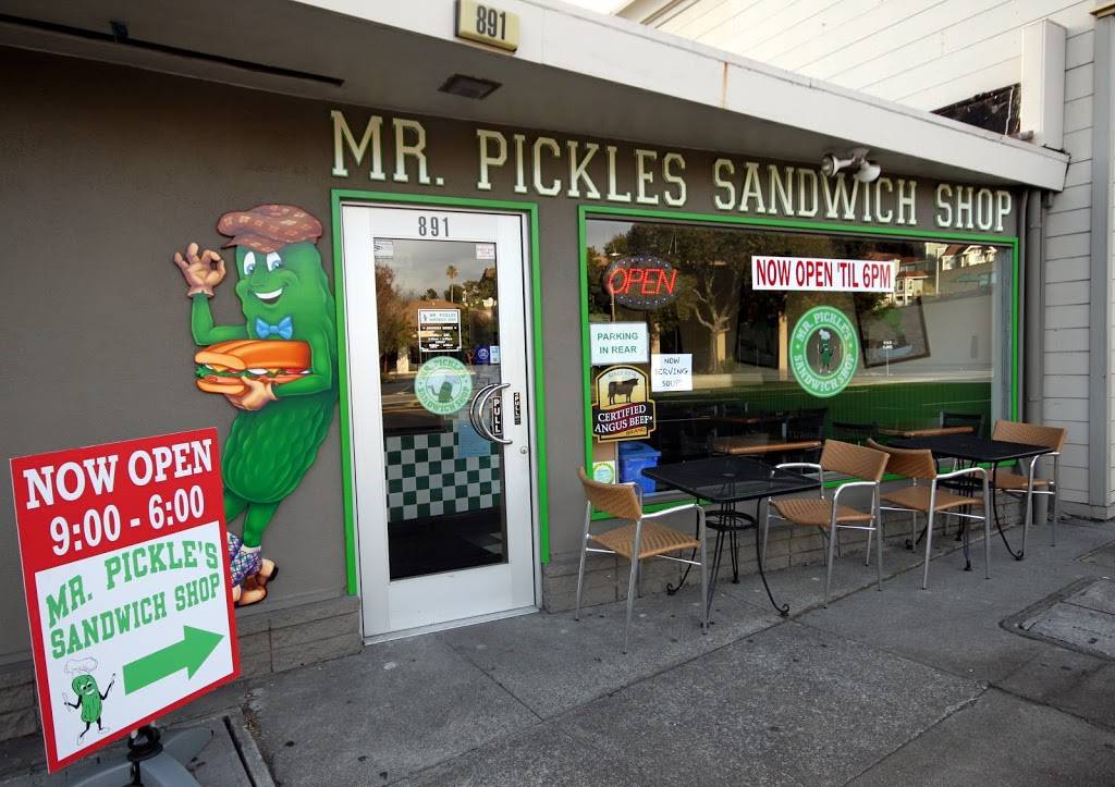Mr. Pickles Sandwich Shop | restaurant | 891 Ralston Ave, Belmont, CA 94002, USA | 6506313653 OR +1 650-631-3653
